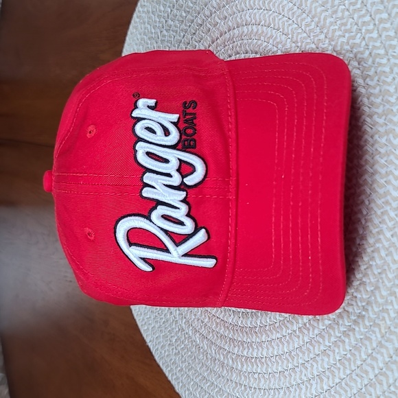 Ranger Boats Other - Ranger Boats Adjustable Red Baseball Hat Cap Fishing Embroidered solid back